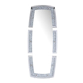 Noralie Mirrored & Faux Diamonds Accent Floor Mirror Model 97759 By ACME Furniture